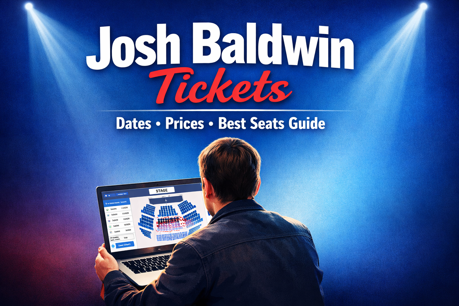 Josh Baldwin Tickets 2026: Tour Dates, Prices and Best Seats